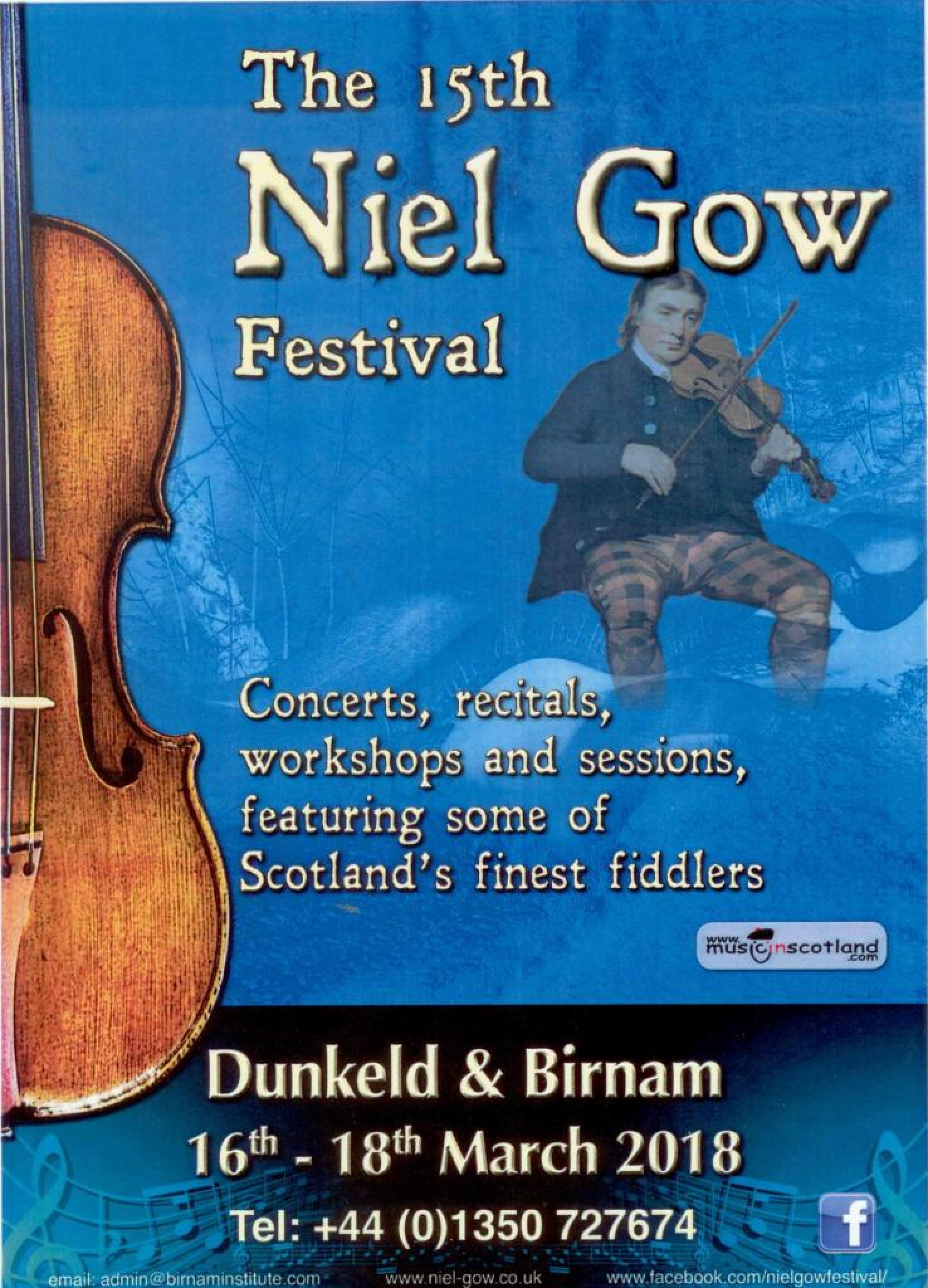 Neil Gow Festival 2018 Poster
